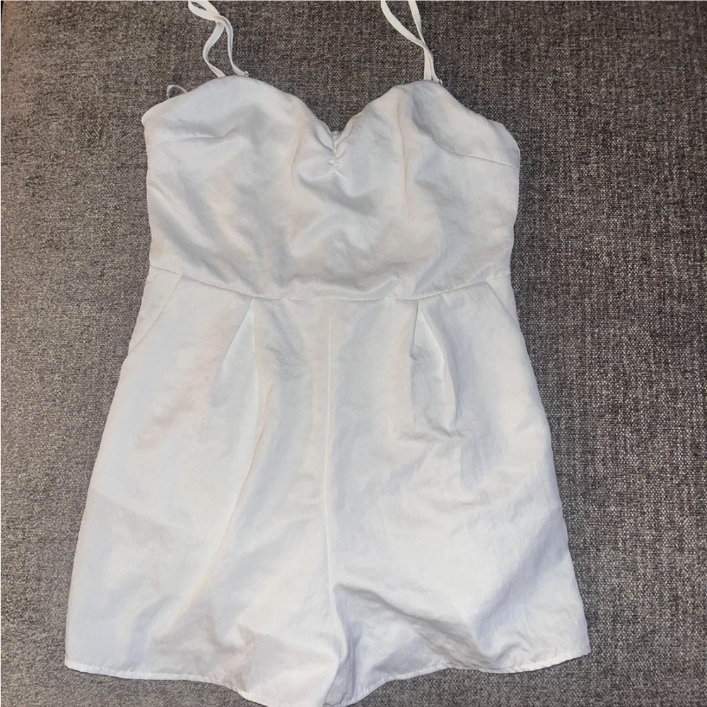 Elegant White Romper Lulus
